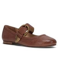 Frye - Carson Mary Jane Flat - Lyst