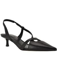 Calvin Klein - Arlanna Slingback Pointed Toe Kitten Heel Pump - Lyst