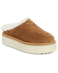 Prada - Suede Mules - Lyst