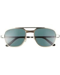 Cartier - 56Mm Polarized Panthos Sunglasses - Lyst