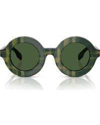 Burberry - Kids' 40Mm Round Sunglasses - Lyst