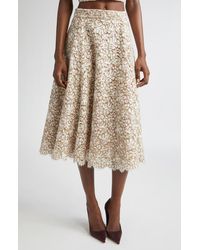 Michael Kors - Soutache Lace Circle Skirt - Lyst
