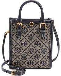 Tory Burch - T Monogram Jacquard Mini Tote - Lyst