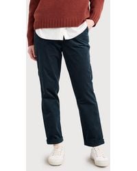 Seasalt Cornwall - Crackington Sailor Button Crop Pull-On Pants - Lyst
