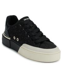 DKNY - Platform Logo Sneakers - Lyst
