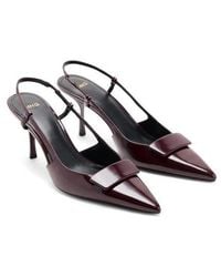 Mango - Pointed Toe Ankle Strap Pump - Lyst