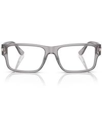 Versace - 55Mm Rectangle Optical Glasses - Lyst