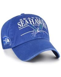 '47 - Seattle Seahawks Throwback Graphic Clean Up Adjustable Hat - Lyst