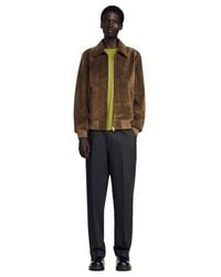 Sandro - Quilted Zip Jacket - Lyst