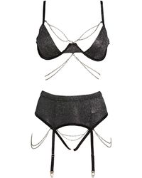 Midnight Rose Bra Set Roma Confidential
