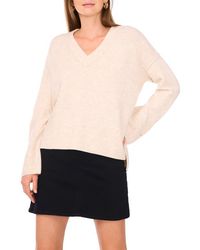 Vince Camuto - High-Low V-Neck Sweater - Lyst