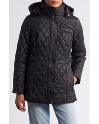 London Fog - Quilted Water Resistant Jacket - Lyst
