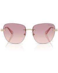Swarovski - 58Mm Gradient Square Sunglasses - Lyst