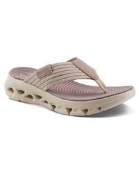 Flexus by Spring Step - Galla Platform Wedge Flip Flop - Lyst
