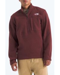 The North Face - Gordon Lyons Half Zip Fleece Pullover - Lyst