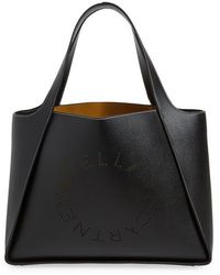 Stella McCartney - Perforated Logo Faux Leather Tote - Lyst
