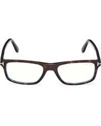 Tom Ford - 55Mm Rectangular Optical Glasses - Lyst