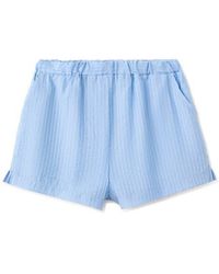 Mango - Belize Stripe Shorts - Lyst