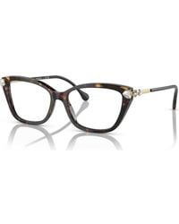 Swarovski - 53Mm Cat Eye Optical Glasses - Lyst