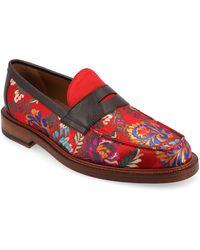 Taft - The Fitz Floral Brocade Penny Loafer - Lyst