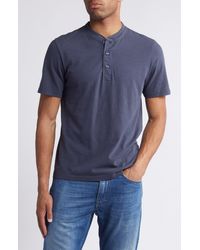 Faherty - Sunwashed Organic Cotton Henley - Lyst