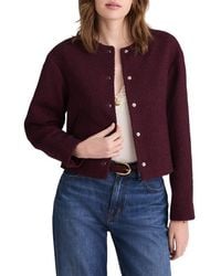 Madewell - Collarless Tweed Jacket - Lyst