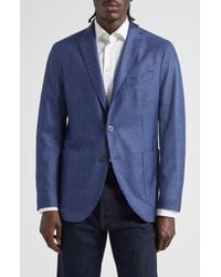 Boglioli - K-Jacket Houndstooth Check Wool & Silk Blend Sport Coat - Lyst