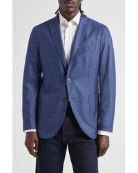 Boglioli - K-Jacket Houndstooth Check Wool & Silk Blend Sport Coat - Lyst