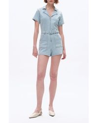 Bayeas - Denim Romper - Lyst