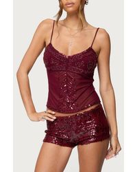 Edikted - Azelia Bead & Sequin Camisole - Lyst