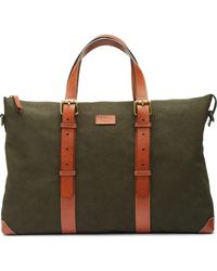 Bosca - Arno Slim Recycled Nylon & Leather Tote - Lyst