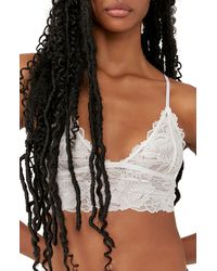 Free People - Intimately Fp Everyday Lace Longline Bralette - Lyst