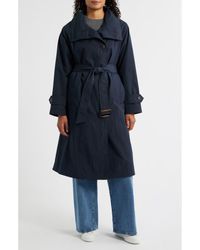 Bernardo - Cotton Blend Trench Coat - Lyst