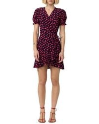 Diane von Furstenberg - Emilia Floral Puff Sleeve Wrap Dress - Lyst
