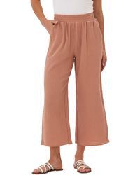 Threads For Thought - Ivanna Organic Cotton Gauze Wide Leg Pants - Lyst