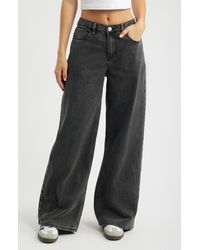YMI - Stud Embellished Relaxed Extra Baggy Wide Leg Jeans - Lyst