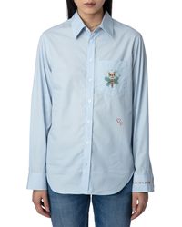 Zadig & Voltaire - Taskiz Raye Stripe Button-up Shirt - Lyst