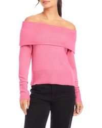 Fifteen Twenty - Monique Off The Shoulder Sweater - Lyst