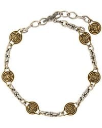 Versace - Novantatré Mixed Metal Necklace - Lyst