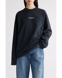 Acne Studios - Edden Oversize Organic Cotton Logo Graphic T-Shirt - Lyst