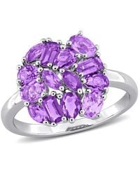 Julianna B - Cluster Cocktail Ring Sterling - Lyst