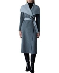 Mackage - Mai Wool Long Wrap Coat - Lyst