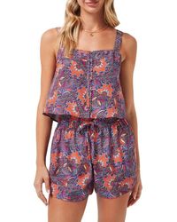 Travis Mathew - Savanna Button-Up Tank - Lyst
