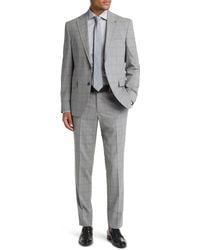 Ted Baker - Ralph Extraslim Fit Windowpane Stretch Suit - Lyst