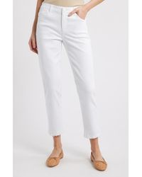 Wit & Wisdom - Logan 'Ab'Solution High Waist Ankle Slim Straight Leg Jeans - Lyst