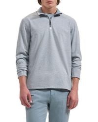 Bugatchi - Soft Touch Quarter Zip Pullover - Lyst