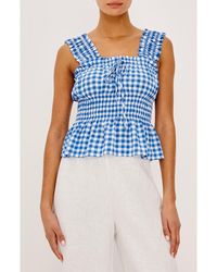 Rails - X Giadzy Donna Gingham Sleeveless Top - Lyst