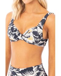 Maaji - Delft Archie Floral Reversible Underwire Bikini Top - Lyst