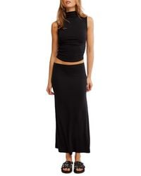 Free People - Ellie Crop Top & Maxi Skirt Knit Set - Lyst
