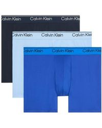 Calvin Klein - Assorted 3-Pack Microfiber Boxer Briefs - Lyst